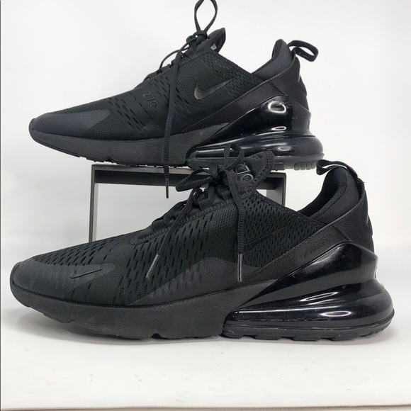 Nike Air Max 270 Triple Black AH8050-005 Men’s Running Sneakers - Size 11.5 - Picture 3 of 12